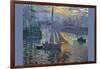 Sunrise At Sea-Claude Monet-Framed Art Print