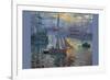 Sunrise at Sea-Claude Monet-Framed Art Print