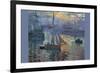 Sunrise at Sea-Claude Monet-Framed Art Print