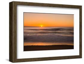 Sunrise at Shelly Beach, Caloundra, Sunshine Coast, Queensland, Australia-Mark A Johnson-Framed Photographic Print