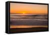 Sunrise at Shelly Beach, Caloundra, Sunshine Coast, Queensland, Australia-Mark A Johnson-Framed Stretched Canvas