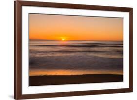 Sunrise at Shelly Beach, Caloundra, Sunshine Coast, Queensland, Australia-Mark A Johnson-Framed Photographic Print