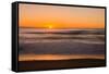 Sunrise at Shelly Beach, Caloundra, Sunshine Coast, Queensland, Australia-Mark A Johnson-Framed Stretched Canvas