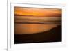 Sunrise at Shelly Beach, Caloundra, Sunshine Coast, Queensland, Australia-Mark A Johnson-Framed Photographic Print