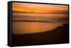 Sunrise at Shelly Beach, Caloundra, Sunshine Coast, Queensland, Australia-Mark A Johnson-Framed Stretched Canvas