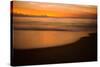 Sunrise at Shelly Beach, Caloundra, Sunshine Coast, Queensland, Australia-Mark A Johnson-Stretched Canvas