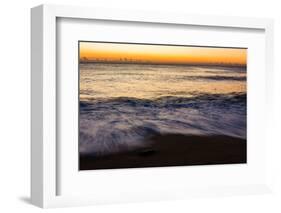 Sunrise at Shelly Beach, Caloundra, Sunshine Coast, Queensland, Australia-Mark A Johnson-Framed Photographic Print