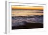 Sunrise at Shelly Beach, Caloundra, Sunshine Coast, Queensland, Australia-Mark A Johnson-Framed Photographic Print