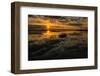 Sunrise at Shelly Beach, Caloundra, Sunshine Coast, Queensland, Australia-Mark A Johnson-Framed Photographic Print