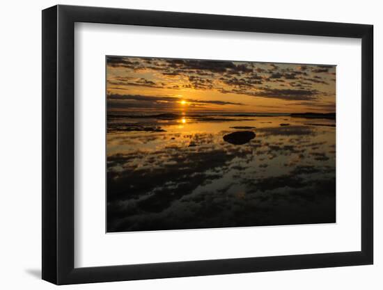 Sunrise at Shelly Beach, Caloundra, Sunshine Coast, Queensland, Australia-Mark A Johnson-Framed Photographic Print