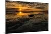 Sunrise at Shelly Beach, Caloundra, Sunshine Coast, Queensland, Australia-Mark A Johnson-Mounted Photographic Print