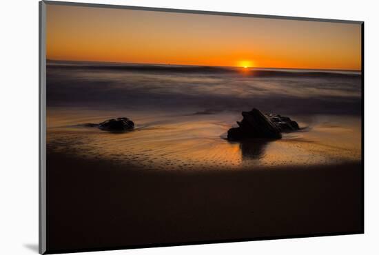 Sunrise at Shelly Beach, Caloundra, Sunshine Coast, Queensland, Australia-Mark A Johnson-Mounted Photographic Print