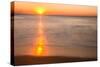 Sunrise at Shelly Beach, Caloundra, Sunshine Coast, Queensland, Australia-Mark A Johnson-Stretched Canvas