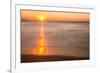 Sunrise at Shelly Beach, Caloundra, Sunshine Coast, Queensland, Australia-Mark A Johnson-Framed Photographic Print