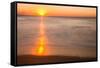Sunrise at Shelly Beach, Caloundra, Sunshine Coast, Queensland, Australia-Mark A Johnson-Framed Stretched Canvas