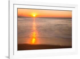 Sunrise at Shelly Beach, Caloundra, Sunshine Coast, Queensland, Australia-Mark A Johnson-Framed Photographic Print