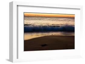 Sunrise at Shelly Beach, Caloundra, Sunshine Coast, Queensland, Australia-Mark A Johnson-Framed Photographic Print