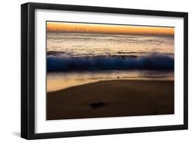 Sunrise at Shelly Beach, Caloundra, Sunshine Coast, Queensland, Australia-Mark A Johnson-Framed Photographic Print