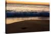 Sunrise at Shelly Beach, Caloundra, Sunshine Coast, Queensland, Australia-Mark A Johnson-Stretched Canvas