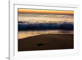 Sunrise at Shelly Beach, Caloundra, Sunshine Coast, Queensland, Australia-Mark A Johnson-Framed Photographic Print