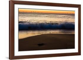 Sunrise at Shelly Beach, Caloundra, Sunshine Coast, Queensland, Australia-Mark A Johnson-Framed Photographic Print