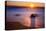 Sunrise at Shelly Beach, Caloundra, Sunshine Coast, Queensland, Australia-Mark A Johnson-Stretched Canvas