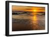 Sunrise at Shelly Beach, Caloundra, Sunshine Coast, Queensland, Australia-Mark A Johnson-Framed Photographic Print