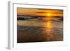 Sunrise at Shelly Beach, Caloundra, Sunshine Coast, Queensland, Australia-Mark A Johnson-Framed Photographic Print