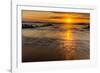 Sunrise at Shelly Beach, Caloundra, Sunshine Coast, Queensland, Australia-Mark A Johnson-Framed Photographic Print