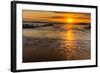 Sunrise at Shelly Beach, Caloundra, Sunshine Coast, Queensland, Australia-Mark A Johnson-Framed Photographic Print