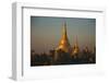 Sunrise at Shwedagon Pagoda-Jerzy Opoka-Framed Photographic Print