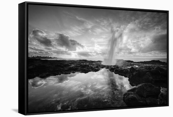 Sunrise at Spouting Horn, South Kauai-Vincent James-Framed Stretched Canvas