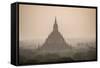 Sunrise at Sulamani Buddhist Temple, Bagan (Pagan) Ancient City, Myanmar (Burma), Asia-Matthew Williams-Ellis-Framed Stretched Canvas