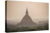 Sunrise at Sulamani Buddhist Temple, Bagan (Pagan) Ancient City, Myanmar (Burma), Asia-Matthew Williams-Ellis-Stretched Canvas