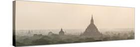 Sunrise at Sulamani Buddhist Temple, Bagan (Pagan) Ancient City, Myanmar (Burma), Asia-Matthew Williams-Ellis-Stretched Canvas