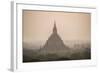 Sunrise at Sulamani Buddhist Temple, Bagan (Pagan) Ancient City, Myanmar (Burma), Asia-Matthew Williams-Ellis-Framed Photographic Print