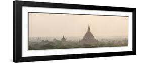 Sunrise at Sulamani Buddhist Temple, Bagan (Pagan) Ancient City, Myanmar (Burma), Asia-Matthew Williams-Ellis-Framed Photographic Print