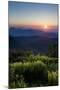 Sunrise at Tennant Mountain Area, Blue Ridge Parkway, North Carolina-Howie Garber-Mounted Photographic Print