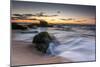 Sunrise at the Beach-A Periam Photography-Mounted Photographic Print