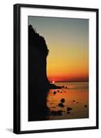 Sunrise at the Chalk Cliffs-Jochen Schlenker-Framed Photographic Print