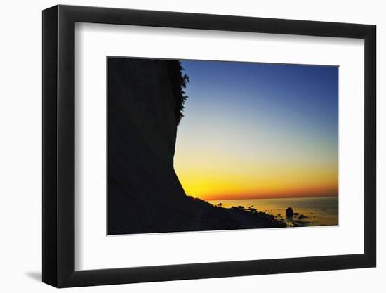 Sunrise at the Chalk Cliffs-Jochen Schlenker-Framed Photographic Print