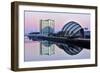 Sunrise at the Clyde Auditorium (The Armadillo), Glasgow, Scotland, United Kingdom, Europe-Karen Deakin-Framed Photographic Print