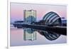 Sunrise at the Clyde Auditorium (The Armadillo), Glasgow, Scotland, United Kingdom, Europe-Karen Deakin-Framed Photographic Print