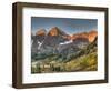 Sunrise at the Maroon-Bells in Colorado's Maroon Bells-Snowmass Wilderness Area-Kyle Hammons-Framed Photographic Print