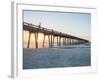 Sunrise at the Pier in Pensacola-The Speedy Butterfly-Framed Photographic Print