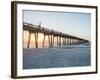 Sunrise at the Pier in Pensacola-The Speedy Butterfly-Framed Photographic Print