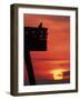 Sunrise at the Pier, Tybee Island, Georgia, USA-Joanne Wells-Framed Photographic Print