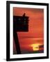 Sunrise at the Pier, Tybee Island, Georgia, USA-Joanne Wells-Framed Photographic Print