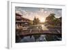 Sunrise at the Square Market in Dayan, Lijiang, Yunnan, China, Asia-Andreas Brandl-Framed Photographic Print