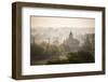 Sunrise at the Temples of Bagan (Pagan), Myanmar (Burma), Asia-Matthew Williams-Ellis-Framed Photographic Print